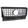 Sportradiatorrooster zwart glanzend chroom voor Mercedes G Klasse W463 90-18 - Afbeelding 2